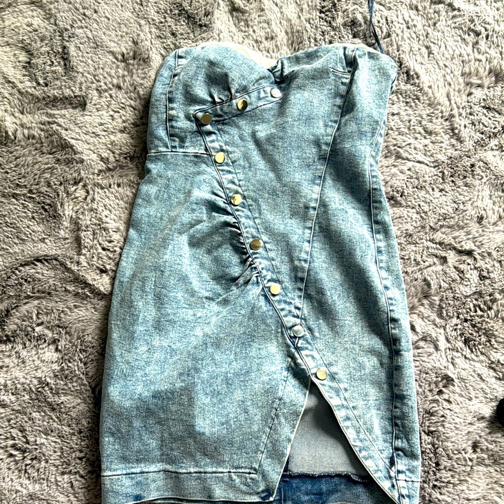 Denim dress